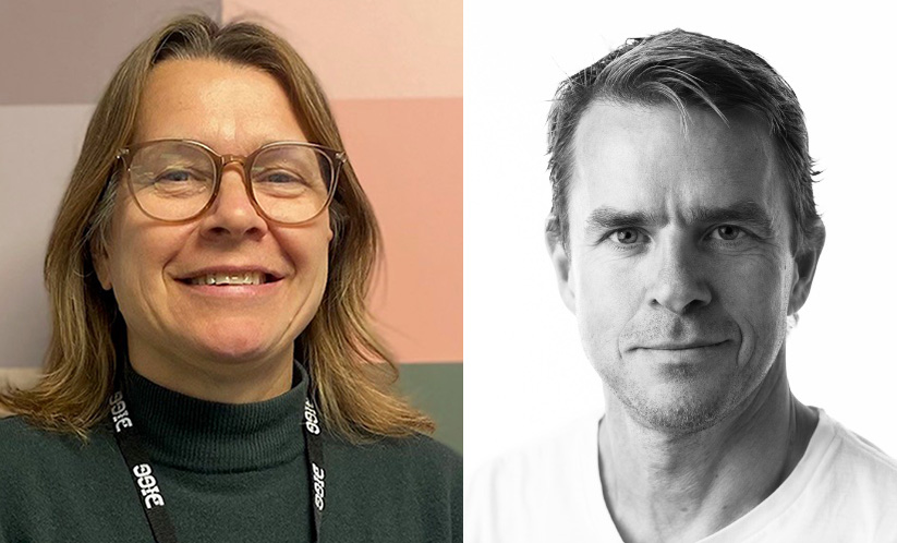 Per Holmner, Arbetsförmedlingen, och Anna Ekengren, tidigare medarbetare på Arbetsförmedlingen men nu anställd på Digg. 